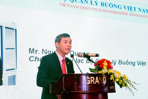 Chủ tịch VEHA Nguyễn Quang phát biểu tại hội thảo