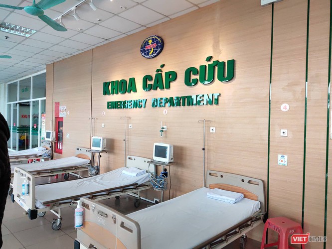 Khoa cấp cứu Bệnh viện Bệnh nhiệt đới Trung ương - nơi điều trị 3 bệnh nhân vừa được xuất viện (ảnh: Minh Thúy)
