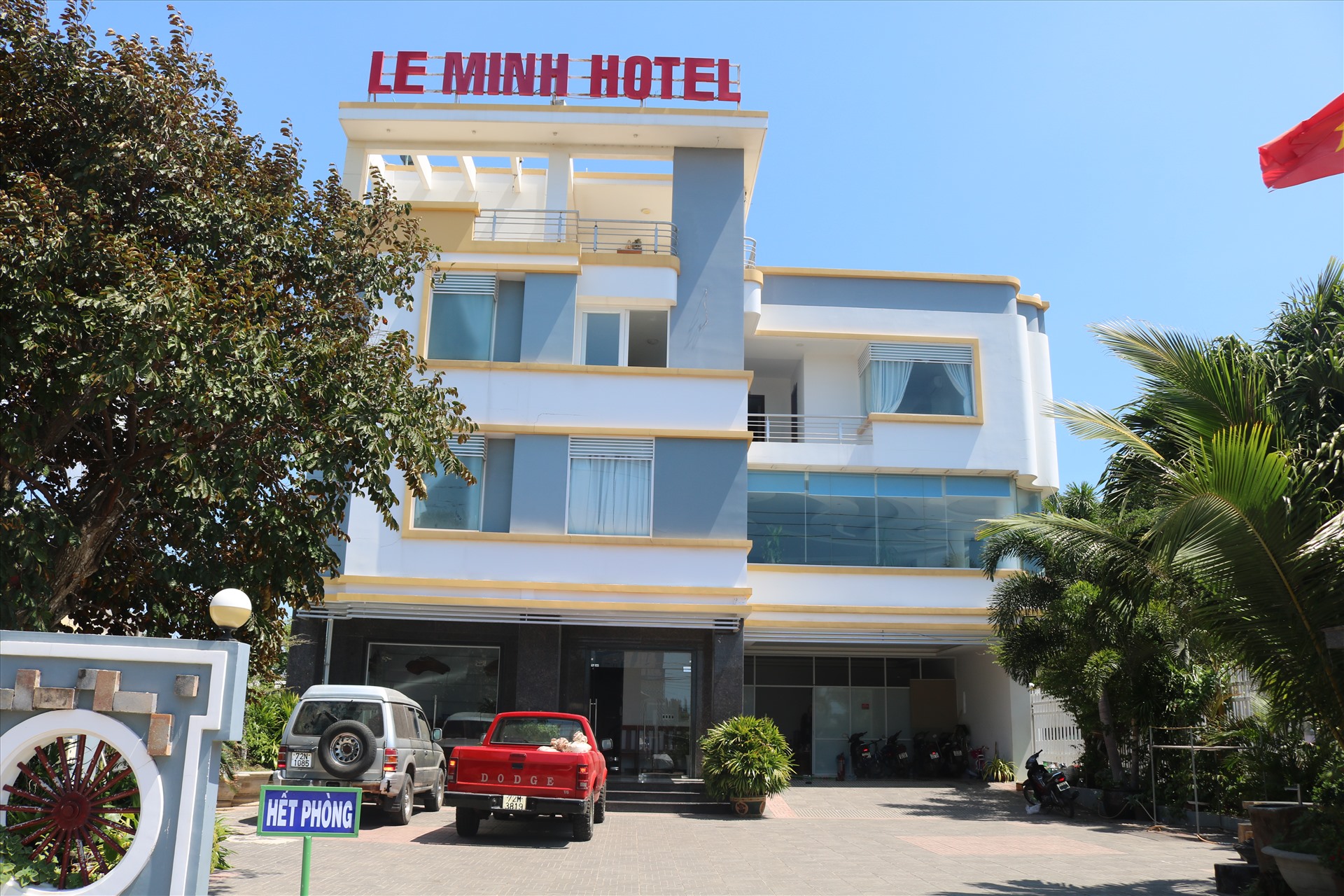 Khách sạn Lê Minh vẫn “cháy phòng” dù đang mùa dịch. Ảnh: PV