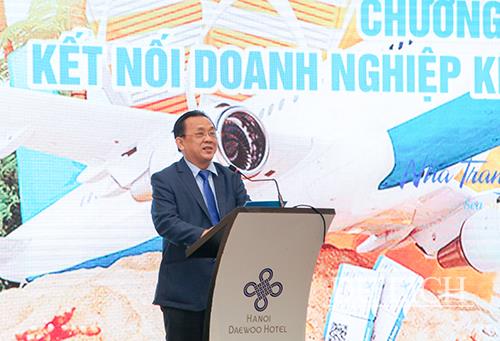 Phó Chủ tịch UBND tỉnh Khánh Hòa Lê Hữu Hoàng phát biểu tại chương trình